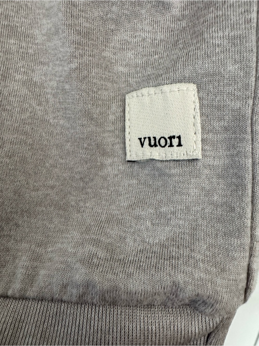 Vuori Women’s Light Heather Gray Crewneck Sweater